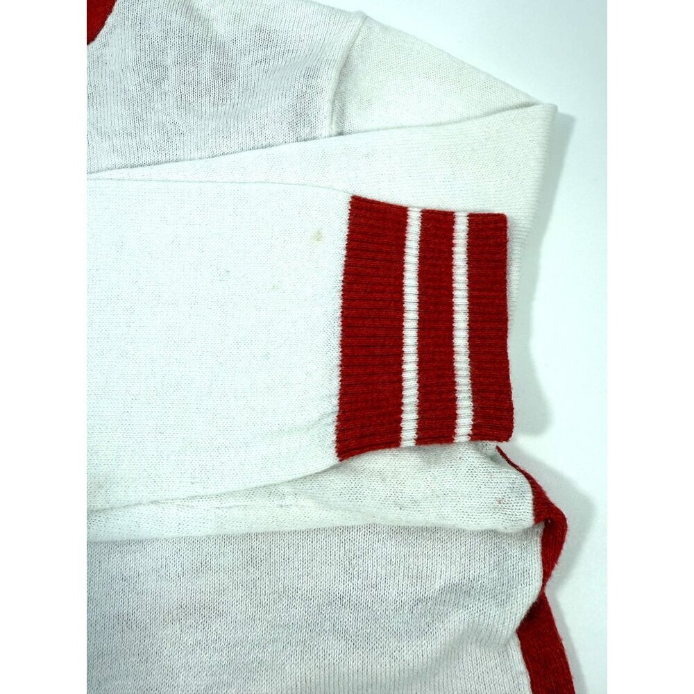 So Perfectly Soft Perfectly You Red & White Varsity Style Cardigan Y2K Preppy L - Picture 12 of 12